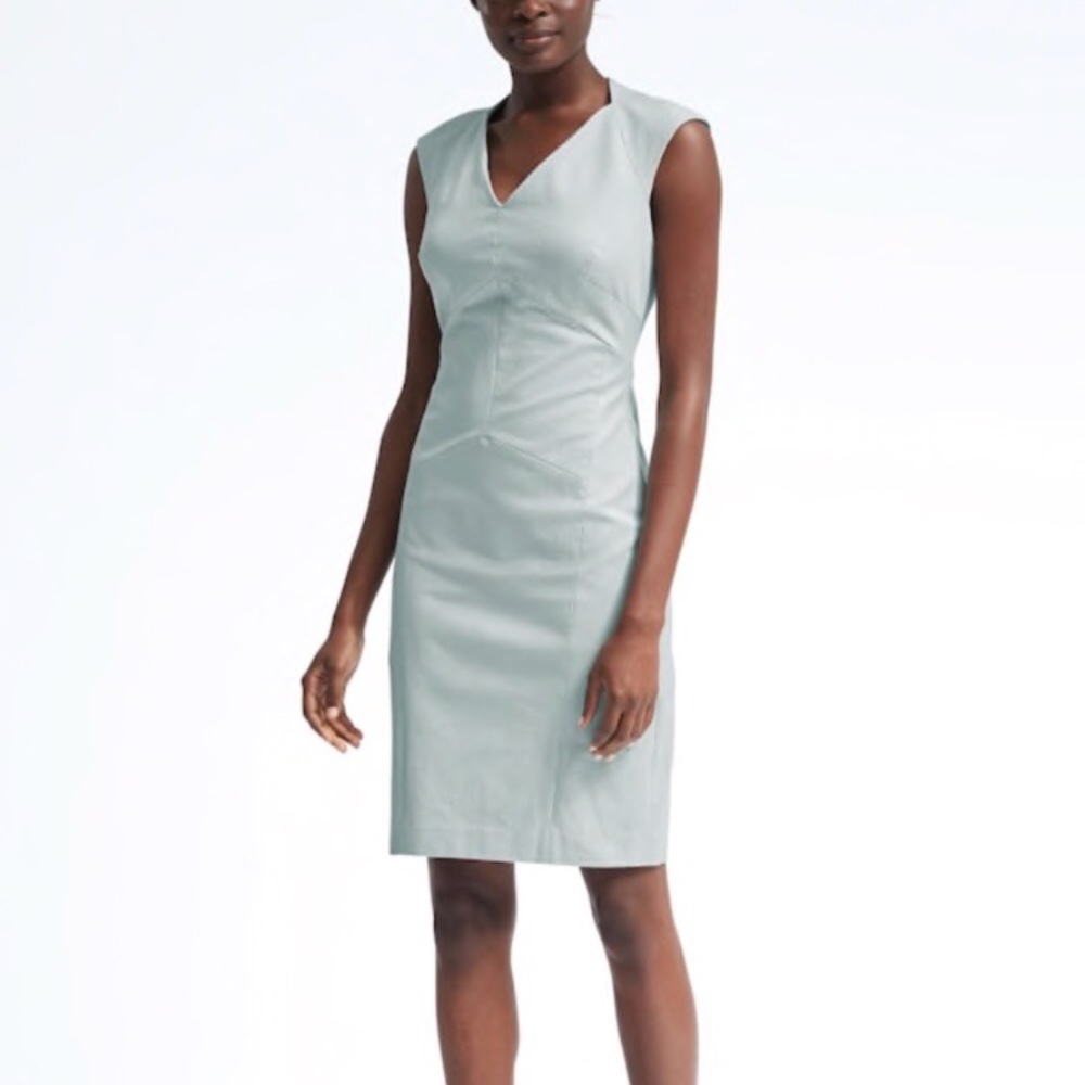 Powder light blue dress